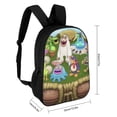 thumbnail image 2 of My Singing Monsters Backpack Rucksack Book Bag Schoolbag Shoulder Bag Casual Hiking Daypack 17 Inch, 2 of 8