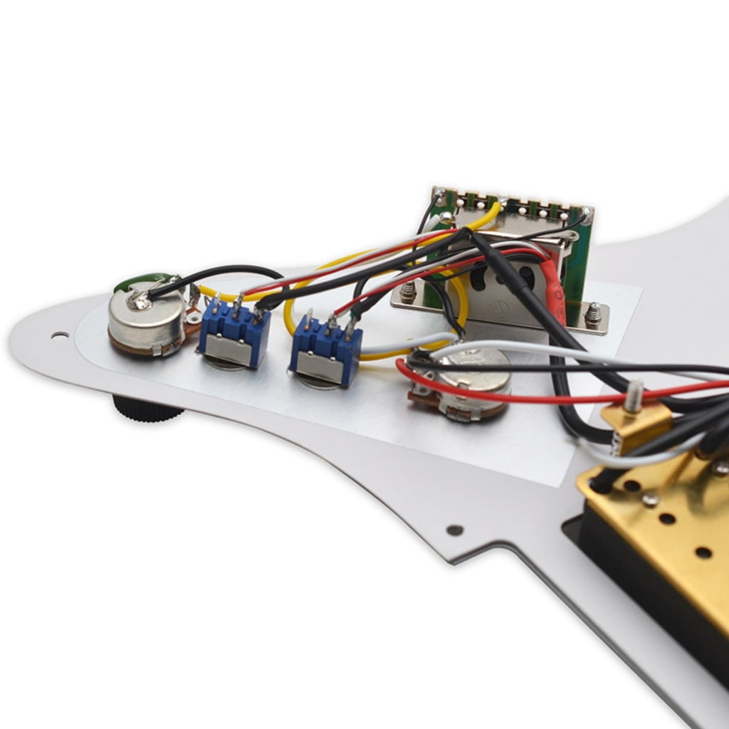 Electric Guitar Pickguard Assembly Scratch Plate Guitar Accessory Guitar Back Plate Scratchplate Suitable for Guitar