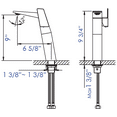 thumbnail image 2 of ALFI brand AB1475-BN Brushed Nickel Single Hole Tall Bathroom Faucet, 2 of 11