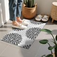 thumbnail image 4 of Bohemian Retro Floral Non-Slip Entryway Door Mat,Boho Indoor Decor Durable Low Plush Door Mat,Washable Welcome Rug for Patio Hallway Home Decor 16x24 Inches, 4 of 7
