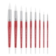 thumbnail image 7 of Creative Mark Polar Flo Professional Watercolor Brushes - Round 8 - Short Handle, Nickel-Plated Seamless Brass Ferrule - Art Paint Brushes for Acrylic Painting, Watercolor, Gouache, and More, 7 of 7