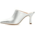 thumbnail image 3 of Journee Womens Shiyza Mules High Stiletto Pointed Toe Pumps, 3 of 10