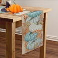 thumbnail image 6 of Pumpkin Leaves Thanksgiving Fall Table Runner, Autumn Table Decoration for Home Kitchen Dining Outdoor Indoor Holiday Farmhouse Decor 13 x 72 Inch, 6 of 7