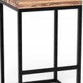thumbnail image 3 of Squared Off Natural Wood Stool, 3 of 5