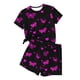 thumbnail image 3 of Vestido de Verano con Mangas Impresión de Niños Ocio Cuello Redondo Mangas Cortas Top Y Pantalones Cortos Set de Dos Piezas para Niños Lindo Conjunto de Verano, 3 of 8