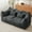 Black, variant on Aukfa Cloud Comfy Sofa, 24.4" Deep Seat Loveseat Couch for Living Room, No Assemble,Chenille,Gray