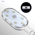 thumbnail image 2 of Lámpara de lectura de techo de techo automático inalámbrico con luces nocturnas táctiles LED para automóvil (blanco) Ndcxsfigh Accesorios para autos y motos, 2 of 9