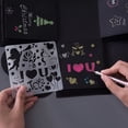 thumbnail image 4 of Dvkptbk Explosion Box Theme Lace Ruler Painting Template Surprise Gift Box Square Handmade Album Graffiti Template, 4 of 6