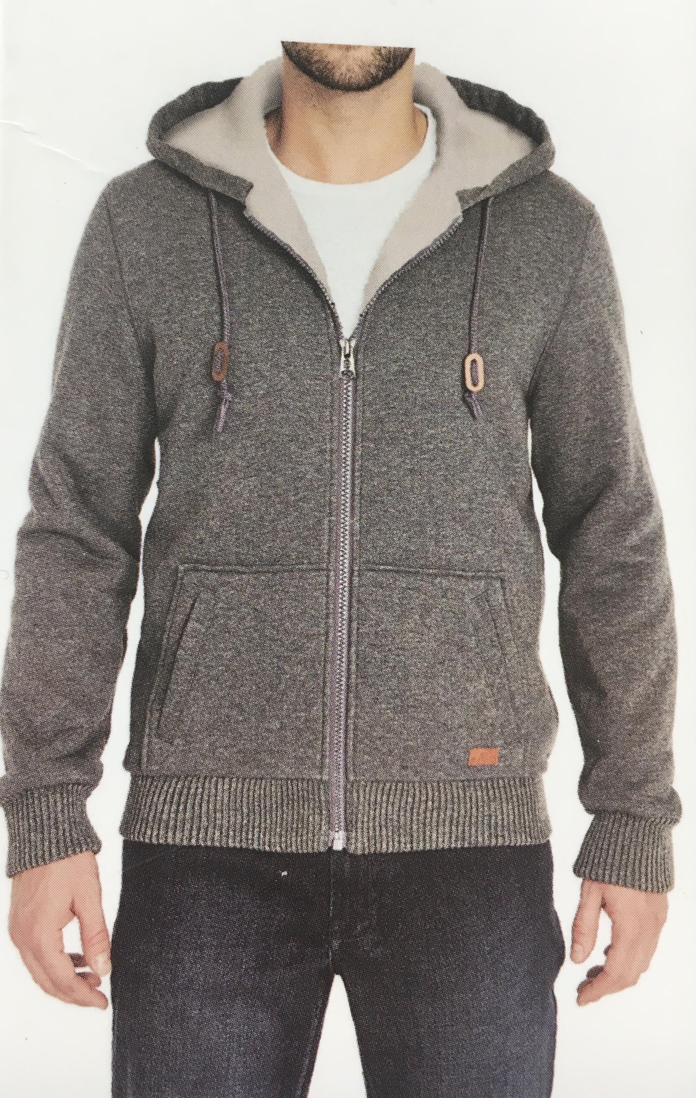 mens sherpa lined hooded sweatshirt