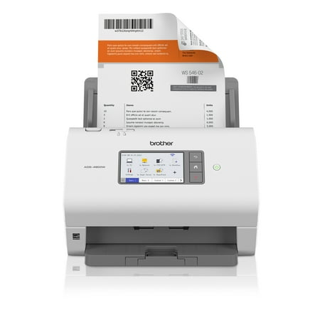 UPC: 0012502666363 | Brother ADS4900W Professional Desktop Document Scanner for Busy Workgroups with High Scan Volumes ADS-4900W