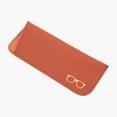 thumbnail image 2 of Unique Bargains Lychee Pattern Eyeglasses Case Portable Eyeglasses Storage 7"x2.95"x0.59" Orange, 2 of 5