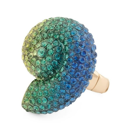 Betsey Johnson "Caribbean Queen" Parrot Stretch Ring, Size 7
