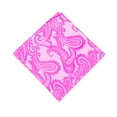 thumbnail image 6 of Eosunjian Men's Pocket Square Handkerchief Paisley Wedding Party Decorative Suit Hanky Black, 6 of 13