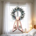 thumbnail image 6 of huayou Holiday Theme Embroidered Wreath Sash, Scalloped Edge Wreath Bow Ribbon for Front Door Wreath, Thanksgiving Christmas Valentine Designs, 6 of 8