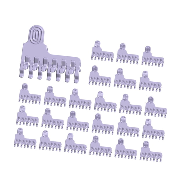 BELOVING Hair Root Curling Clips Accessory Practical Adults Home Use Hair Salon Tools 25pcs L 3.1cmx4.1cm