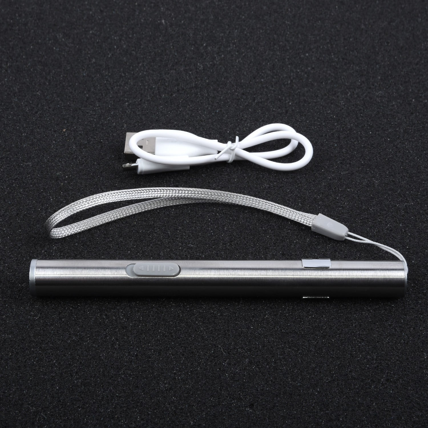 1Pc Pen Light Flashlight with USB Cable 45 lm Rechargeable Small Bright Penlight LED Pen Flashlight Pocket Flashlight for Camping Outdoor Work Repair