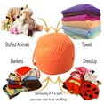 thumbnail image 5 of Vikakiooze Kids Stuffed Toy Storage Bean Bag Soft Pouch Stripe Fabric Chair, 5 of 5