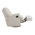 thumbnail image 2 of Second Story Home Tucker Upholstered Swivel Manual Recliner- Canvas, 2 of 2