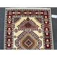 thumbnail image 3 of 3X4 Beige Kazak Handmade Wool Rug # 13026, 3 of 6