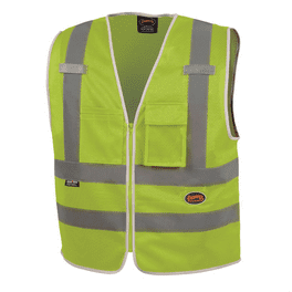 Pioneer Pioneer Mesh 8-Pocket Safety Vest Hi-Vis Yellow/Green - Main Image