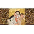 thumbnail image 2 of Klimt Patterns 14x9 White Modern Wood Framed Museum Art Print Titled - Motherhood II, 2 of 4