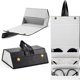thumbnail image 1 of Funda de viaje para gafas de sol VACONICO Organizer con 3 ranuras, plegable, 1 of 7