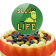 thumbnail image 5 of Acrylic Slug Life Funny Humor Cake Topper Party Decoration for Wedding Anniversary Birthday Graduation, 5 of 7