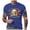 Blue, variant on Mens Fourth of July Shirt 4th of July American Flag Short Sleeve Mens Shirts Retro Summer Vacation Casual Shirts (AG,S)