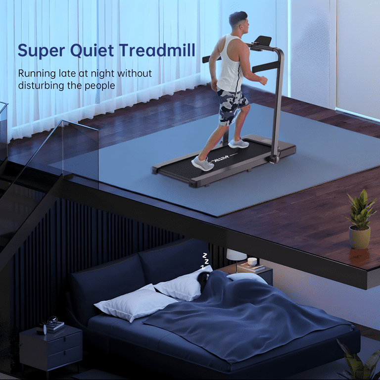 Quiet treadmill online