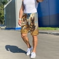 thumbnail image 5 of Mens Pajama Shorts, Farm Corgi German Shepherd Sleep Shorts Men Pajama Bottoms Lounge PJ Shorts with Pockets, 5 of 6