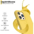 thumbnail image 3 of Shockproof Liquid Silicone Designed for iPhone 13 Pro Max Case 6.7", Gel Rubber Full Body Protection Anti-Shock Cover Case Drop Protection 6.7inch-Lemon Yellow, 3 of 12