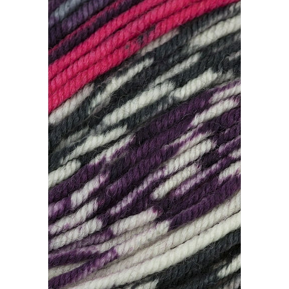 Schoppel Wolle - Ambiente/Lifestyle Knitting Yarn - Hot Pink Plum Grey (#2183)