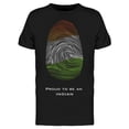 thumbnail image 1 of Proud Indian, Fingerprint T-Shirt Men -Image by Shutterstock Men T-Shirt, Male Small, 1 of 2