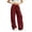 Wine(Womens Sweatpants), variant on TRUNZI Sweatpants for Women Wide Leg Baggy Stretchy High Waist Tummy Control Drawstring Casual Joggers with Side Flap Pockets,Gray,Size L