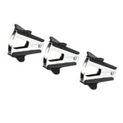 Uxcell Staplers Puller Steel Jaw Office Home Staple Remover Tools, Black 3 Pack