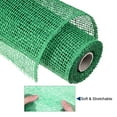 thumbnail image 3 of Uxcell PP Burlap Mesh Decorative Wrapping Ribbon 1 Roll Green, 3 of 5