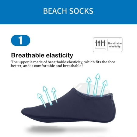 

Rong Yun Men s And Women s Water Socks Barefoot Speed Dry Anti-skid Water Socks Yoga(Buy 2 Get 1 Free)