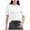 White, variant on Admvng Going Out Tops For Women Crew Neck Loose Fit Workout Casual Trendy Summer Tops M-2XL
