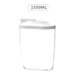 thumbnail image 1 of Contenedores herméticos para almacenar alimentos, contenedores de plástico para cereales y alimentos secos, caja de almacenamiento para cereales, harina, arroz, bocadillos, azúcar, 1500 ml, 1 of 5