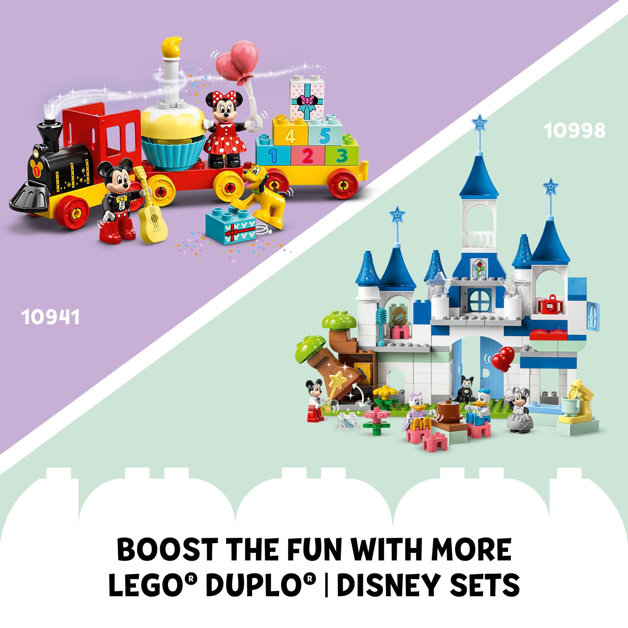 LEGO DUPLO Disney 3in1 Magic Castle Set 10998, 5 Disney