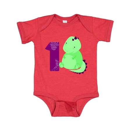 

Inktastic Baby Dinosaur 1st Birthday Gift Baby Boy or Baby Girl Bodysuit