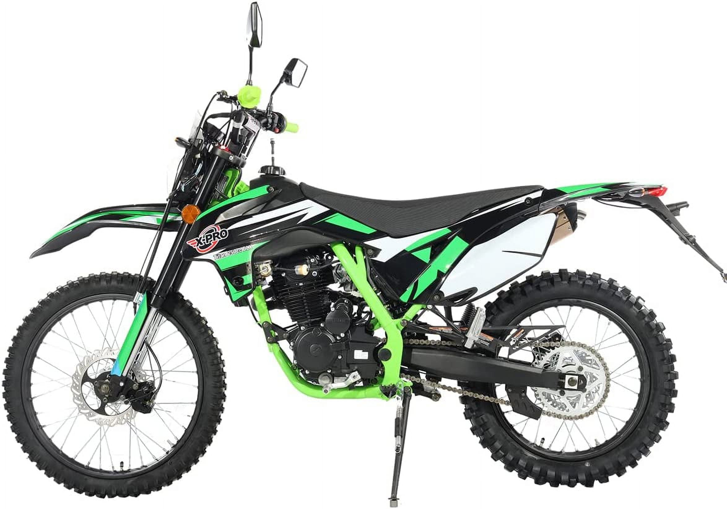 X-Pro Titan DLX 250cc Gas Dirt Bike Pit Bike Adult Bike,Big 21