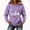 Purple, variant on longantii Patriotic Tops for Women 250th Anniversary Usa Crewneck Tees Casual Fit Long Sleeve American Flag Clothing Fourth Of July Blouses Blue M
