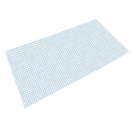 Celebrate It Plastic Table Cover – Gingham Disposable Tablecloth for Parties & Events Blue & White 54 x 108 30 Pack