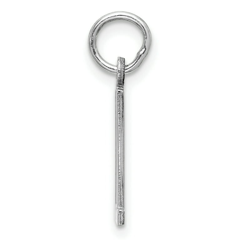 Tiffany & Co. Oval Key Pendant Necklace Sterling Silver W