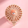 thumbnail image 2 of Oso lindo ins wind, taza de agua funcional encantadora, taza de agua pequeña fresca y creativa de verano con ventilador, taza de plástico para niños 350ml JM, 2 of 5
