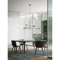 thumbnail image 2 of CH90136-BK-Kuzco Lighting-Rotaire - 43W 6 LED Chandelier-20.13 Inches Tall and 35.5 Inches Wide, 2 of 2