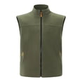 thumbnail image 2 of StSilkitty Sleeveless Vest for Men Full Zip Stand Collar Fleece Vest Jacket Outerwear with Pockets Lightweight Outdoor Waistcoat, 2 of 6