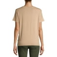 thumbnail image 4 of Planet Motherhood Maternity Women's Nursing T-Shirt with Side Buttons, 4 of 5