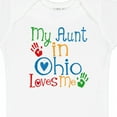 thumbnail image 4 of Inktastic My Aunt in Ohio Loves Me Boys or Girls Baby Bodysuit, 4 of 5
